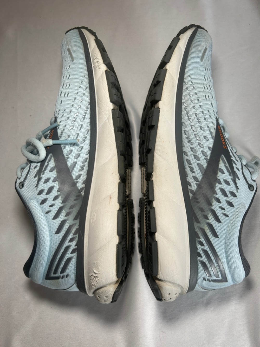 Brooks Ghost 13 Light Blue Running Athletic Shoes Size 8.5 - Picture 7 of 16